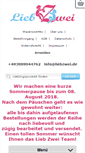 Mobile Screenshot of liebzwei.de